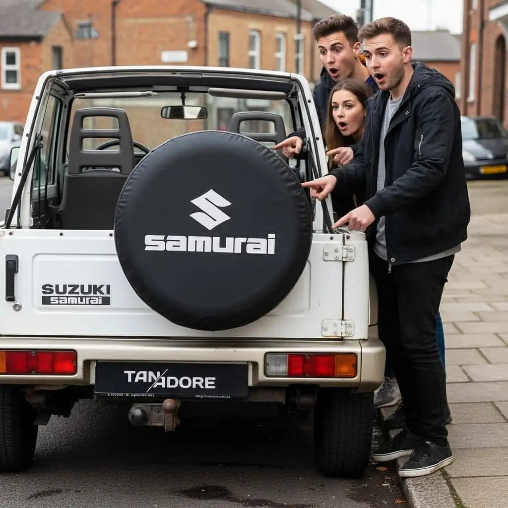 Samurai Spare Wheel Tire Cover